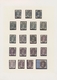 Tasmanien: 1857/1872 (ca.), Specialised Used Collection Of 6d. Lilac/violet (26) And 1s. Orange (11) - Briefe U. Dokumente