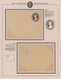 Bahrain: 1933/1937. Exhibit "KGVI 1½A Envelopes Overprinted BAHRAIN" On 16 Sheets. In All 30 Items, - Bahrain (1965-...)