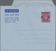 Delcampe - Bahrain: 1949/74 (ca.), Airletters: Privately Franked Forms (3) W. KGVI At The 6 A. Rate To USA Resp - Bahrein (1965-...)