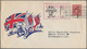 Kanada: 1941/45 Ca. 100 Picture Envelopes With Various Propaganda Images (Churchill, Hitler, Mussoli - Collections