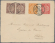 China: 1898, Coiling Dragons, Six Inland FRONT Covers Peitaiho-Peking (bisected Bilingual), Shanghai - 1912-1949 Repubblica