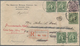 China: 1915/48, Covers (9), Used Ppc (4), Front Covers (2) Inc. Registration And Airmail, With A Cov - 1912-1949 Republic