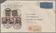 Delcampe - China: 1915/48, Covers (9), Used Ppc (4), Front Covers (2) Inc. Registration And Airmail, With A Cov - 1912-1949 Republic