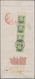 Delcampe - China: 1915/48, Covers (9), Used Ppc (4), Front Covers (2) Inc. Registration And Airmail, With A Cov - 1912-1949 Republik