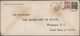 China: 1922, Group Of Three Letters Of AMERICAN CONSULAR SERVICE From Amoy, Tientsin And Tsinan To T - 1912-1949 Republic
