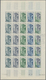 Französisch-Äquatorialafrika: 1951/1957, IMPERFORATE COLOUR PROOFS, MNH Collection Of 18 Complete Sh - Cartas & Documentos