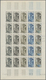 Delcampe - Französisch-Äquatorialafrika: 1951/1957, IMPERFORATE COLOUR PROOFS, MNH Collection Of 18 Complete Sh - Cartas & Documentos