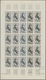 Delcampe - Französisch-Äquatorialafrika: 1951/1957, IMPERFORATE COLOUR PROOFS, MNH Collection Of 18 Complete Sh - Cartas & Documentos