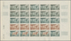 Delcampe - Französisch-Äquatorialafrika: 1951/1957, IMPERFORATE COLOUR PROOFS, MNH Collection Of 18 Complete Sh - Cartas & Documentos