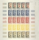 Französisch-Polynesien: 1958/1978, IMPERFORATE COLOUR PROOFS, MNH Collection Of 28 Complete Sheets ( - Ungebraucht