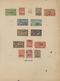 Delcampe - Indien: 1854/1949, Accumulation On Old Blanc Pages And In A Small Stockbook With Only Old Material F - 1854 East India Company Administration