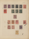 Delcampe - Indien: 1854/1949, Accumulation On Old Blanc Pages And In A Small Stockbook With Only Old Material F - 1854 East India Company Administration