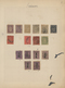 Delcampe - Indien: 1854/1949, Accumulation On Old Blanc Pages And In A Small Stockbook With Only Old Material F - 1854 East India Company Administration