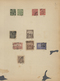 Delcampe - Indien: 1854/1949, Accumulation On Old Blanc Pages And In A Small Stockbook With Only Old Material F - 1854 East India Company Administration