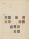 Delcampe - Indien: 1854/1949, Accumulation On Old Blanc Pages And In A Small Stockbook With Only Old Material F - 1854 East India Company Administration