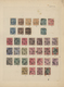 Delcampe - Indien: 1854/1949, Accumulation On Old Blanc Pages And In A Small Stockbook With Only Old Material F - 1854 East India Company Administration