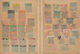 Delcampe - Indien: 1854/1949, Accumulation On Old Blanc Pages And In A Small Stockbook With Only Old Material F - 1854 East India Company Administration