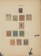 Delcampe - Indien: 1854/1949, Accumulation On Old Blanc Pages And In A Small Stockbook With Only Old Material F - 1854 Compañia Británica De Las Indias