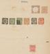 Delcampe - Indien: 1854/1949, Accumulation On Old Blanc Pages And In A Small Stockbook With Only Old Material F - 1854 East India Company Administration