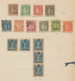 Delcampe - Indien: 1854/1949, Accumulation On Old Blanc Pages And In A Small Stockbook With Only Old Material F - 1854 East India Company Administration