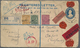 Delcampe - Indien: 1886/1953, AVIS DE RECEPTION, Assortment Of 28 Entires (covers/cards/stationeries/receipt Fo - 1854 Britische Indien-Kompanie