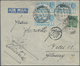 Indien - Flugpost: 1929-1947 Collection Of 50 Airmail Covers And Postcards Including A Lot Of Mail F - Airmail