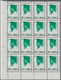 Indonesien: 1966, President Sukarno 1rp. Brown/green Lot With About 15.000 (!) Stamps Mostly In Fold - Indonesien