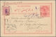Iran: 1891/1908, Group Of Nine Entires (covers, Ppc And Used Stationeries With Comprehensive Message - Irán