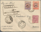 Iran: 1900-60 Ca., 86 Covers And 25 Mint And Used Postal Stationerys In Album, First Flights And Air - Irán