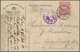 Japanische Post In China: 1891/1930, Ppc (5), Cover (1) And Stationery (3, Inc. Cto "SHANGHAI J.P.O. - 1943-45 Shanghái & Nankín