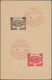 Delcampe - Japanische Post In China: 1914/41, Covers/ppc/stationery Used In Manchuria Inc. Dairen (5 Inc. Cto) - 1943-45 Shanghái & Nankín