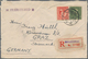 Delcampe - Japanische Besetzung  WK II - China - Zentralchina / Central China: 1938/44, Unovpt. Issues On Cover - 1943-45 Shanghái & Nankín