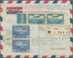 Delcampe - Jemen: 1950/1965 (ca.), Assortment Of 55 Covers, Apparently Mainly Commercial Mail (postal Wear/impe - Yémen