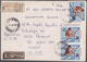 Kambodscha: 1971/89, Covers (11 Inc. One Inbound 1978 From US W. "service Temporarily Suspended" Aux - Camboya