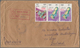 Kambodscha: 1989/1991, Lot Of Four Airmail Covers To Ireland (three Registered), Bearing Better Fran - Kambodscha
