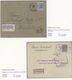Kolumbien: 1897/1916, AVIS DE RECEPTION, Assortment Of Five Letters To Foreign Destinations, Two Fra - Colombia
