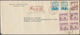 Delcampe - Korea-Süd: 1951/63 (ca.), Covers (22) Resp. Used Ppc (1) All To Foreign And Mostly Airmail And Inc. - Korea (Zuid)