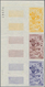 Laos: 1952/1965, SPECIALITIES, A Splendid Assortment Of Apprx. 198 Imperforate Colour Proofs/stamps, - Laos