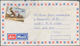 Laos: 1982/1985, Year Date Surcharges, Lot Of Four (mainly Airmail) Covers To Germany Resp. To USA. - Laos