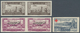Libanon: 1943/1947, Mint Assortment Of 67 Imperforate Stamps, E.g. Maury PA82/87 Pairs (736,- €), PA - Libanon