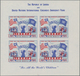 Liberia: 1954, UNICEF 5$ Red/blue (51 X 39 Mm) In A Lot With About 90 Complete Sheetlets Incl. 75 X - Liberia
