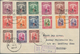 Delcampe - Malaiische Staaten - Sarawak: 1929/48, Covers (5) Mostly Airmail To UK/USA, FDC 1947/53 (5) Inc. 1 C - Autres & Non Classés