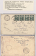 Delcampe - Malaiische Staaten - Sarawak: 1934, Seven Covers With Different Frankings To Europe. As There Are Fo - Otros & Sin Clasificación