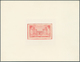 Marokko: 1917/1952, Group Of Seven Epreuve: 1917 "Grand Mechouar" Epreuve In Rose Without Value, 194 - Cartas & Documentos