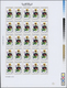 Marokko: 1975/1980, U/m Collection Of 24 IMPERFORATE Complete Sheets, Each Uncut With PRINTER'S MARK - Covers & Documents