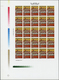 Marokko: 1977/1980, U/m Collection Of 27 Different IMPERFORATE Sheets (=750 Imperforate Stamps), All - Covers & Documents