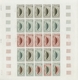 Neukaledonien: 1969/1975, IMPERFORATE COLOUR PROOFS, MNH Collection Of 58 Complete Sheets (=1.405 Pr - Storia Postale