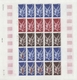 Delcampe - Neukaledonien: 1969/1975, IMPERFORATE COLOUR PROOFS, MNH Collection Of 58 Complete Sheets (=1.405 Pr - Cartas & Documentos