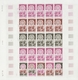 Delcampe - Neukaledonien: 1969/1975, IMPERFORATE COLOUR PROOFS, MNH Collection Of 58 Complete Sheets (=1.405 Pr - Lettres & Documents