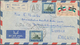 Palästina - Stempel: 1950/1967 Ca., WEST BANK Postmarks Collection With 38 Covers From Jordan, Compr - Palestina